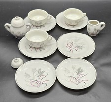 vintage child's miniature toy china tea set - Japan - incomplete 13 pcs