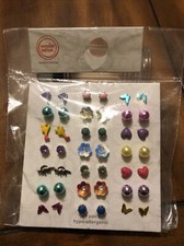 Wonder Nation Jewlery Pack Of 21 Pairs Of Earrings Hypoallergenic Multi Color