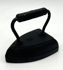 Antique Cast Iron Wapak #8 Sad Iron Door Stop