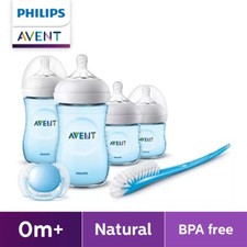 Philips AVENT Natural Range Newborn Starter Set Baby Feeding Bottle BLUE 