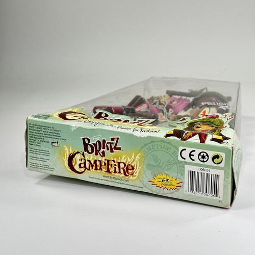 Bambola Bratz FELICICIA Campfire Prima Uscita NUOVA in scatola Senza scatola 2005 scatola danneggiata LEGGERE - Foto 13 di 17