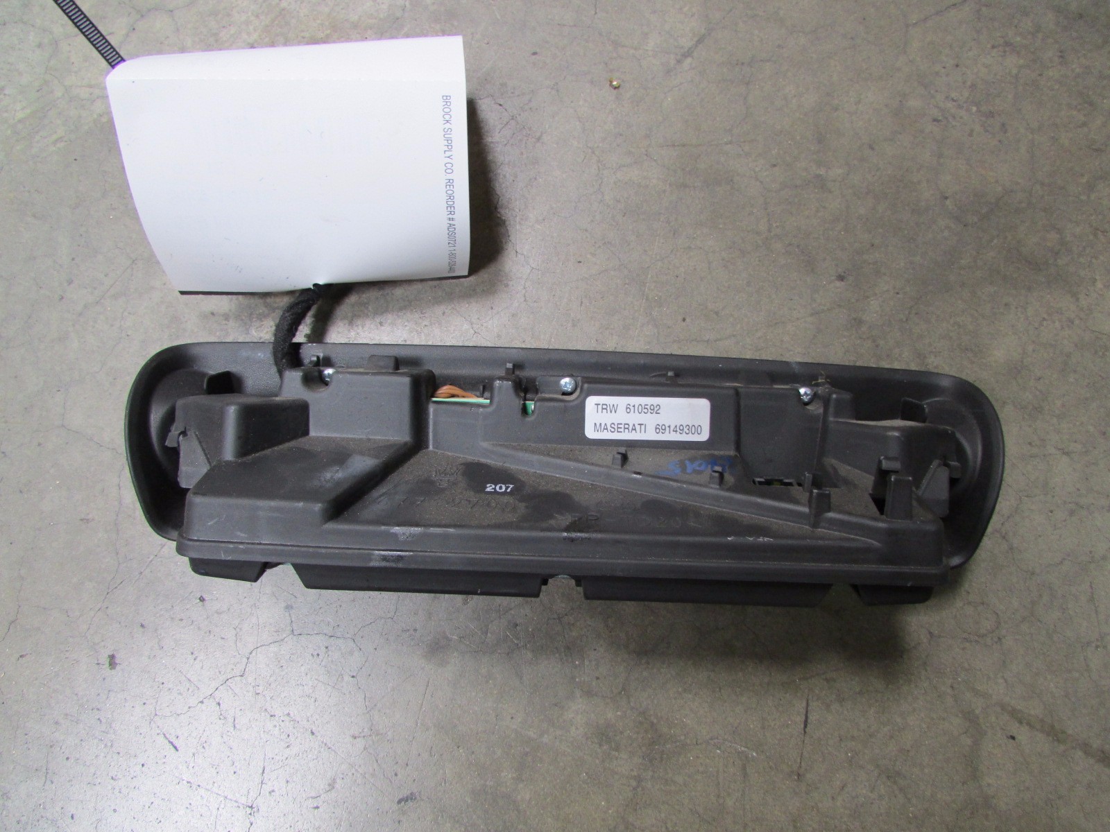 Maserati Quattroporte, Headliner Switch, Used, P/N 69187030