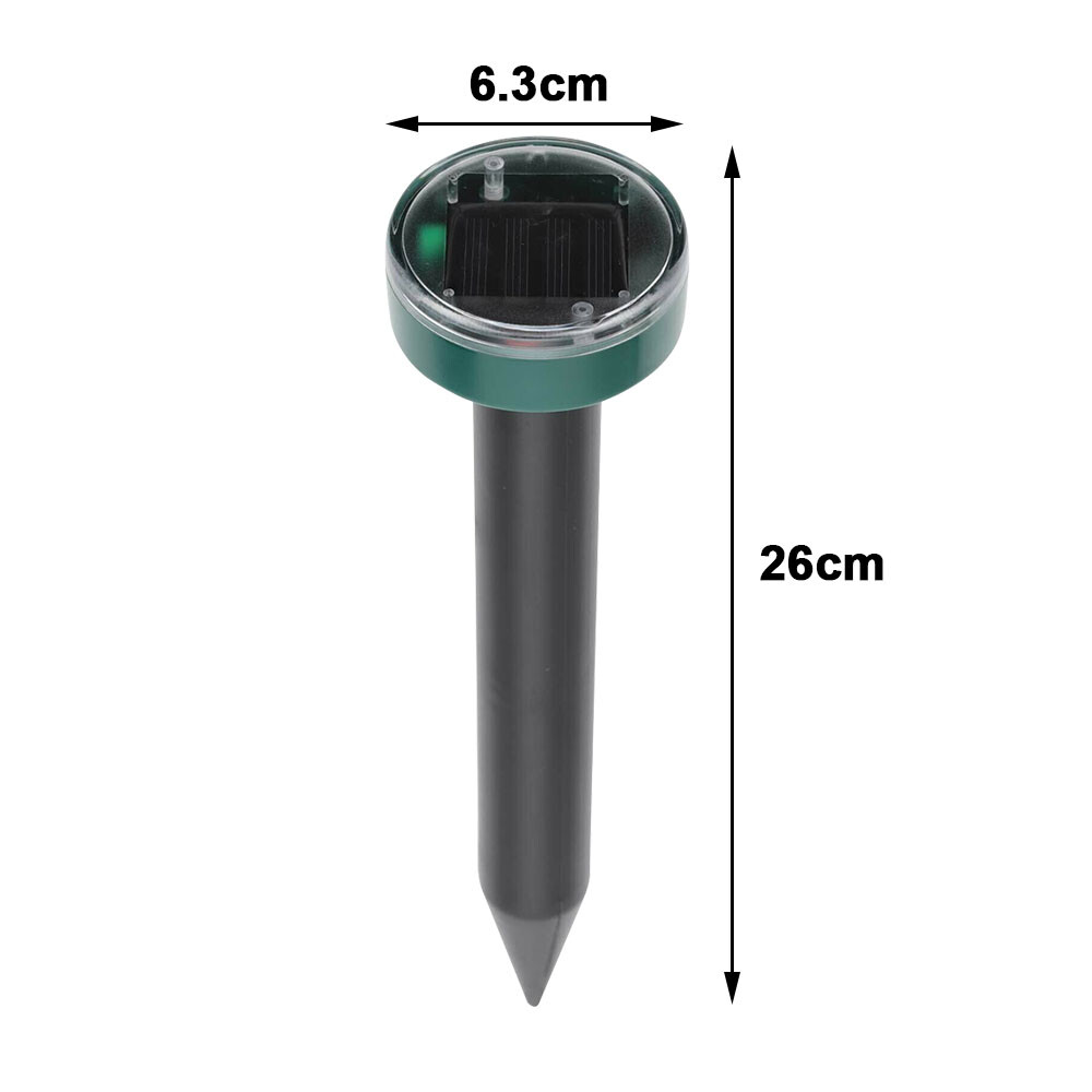 Maulwurf Vertreiben 2x ISOTRONIC Maulwurfschreck Vertreiber Abwehr - Foto 12
