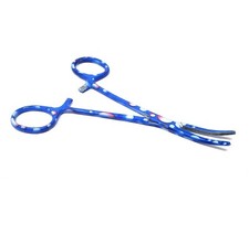 Dog Ear Hair Puller Pet Grooming Hemostat Locking Forceps Curved Veterinary 5.5"