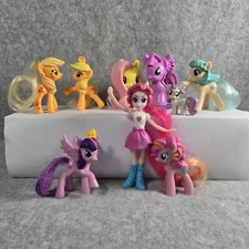 MLP My Little Pony Mixed Toy Lot McDonalds Happy Meal Fluttershy Pinkie Coco EUC