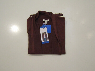 Ella Moss Zinfandel Red Cozy Cardigan Size L Large NWT Womens