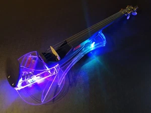 New!!! MAKOWSKI VIRO LED acrylic/composite electric violin, HANDMADE in Poland