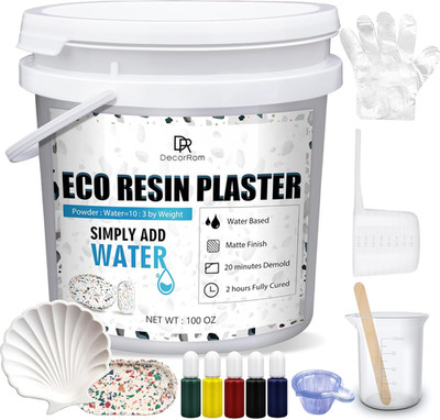 Eco Resin Casting Powder - 100Oz / 2800G Fast Cured Plaster Casting Powder