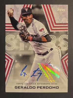 Geraldo Perdomo 2023 Topps Series 1 #BSA-GP Baseball Stars Auto