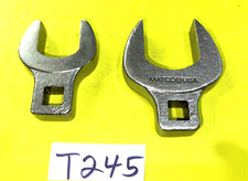 Matco Tools 2 Piece 12 Drive Sae. Open End Crowfoot Wrenches 1-18 1-12 Matco Tools 2 Piece 12 Drive Sae. Open End Crowfoot Wrenches 1-18 1-12