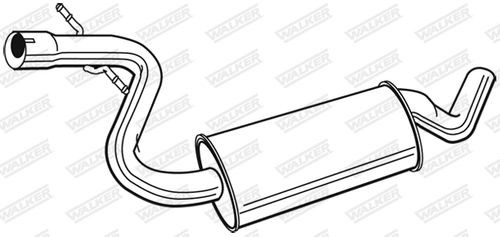 Mittelschalldämpfer Für AUDI TT 1.8 T 150/163/180/190 PS Ab. Bj. 1998