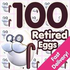 100 Retired Eggs   US Seller   Adopt From Me Today 