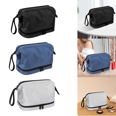 Herren Kulturtasche, großes Fassungsvermögen, Rasiertasche für Artikel aus