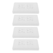 4 Pcs Anti-electric Shock Socket Plug Protectors for Outlet Safety Wall