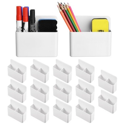Mabrasse 16p Magnetic Dry Erase Marker Holder,Pen and Eraser Holder for White...