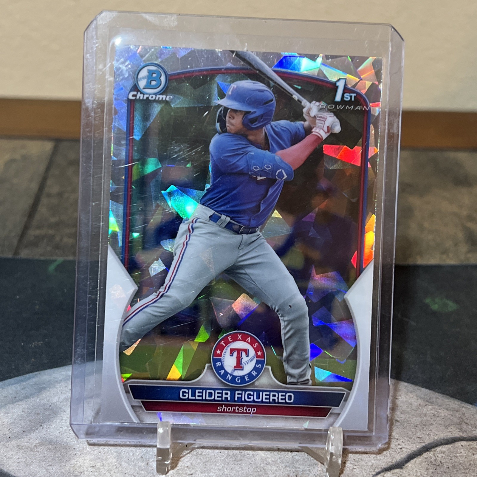 2023 Bowman Gleider Figuereo Chrome Atomic Refractor 1st Prospect #BCP-59