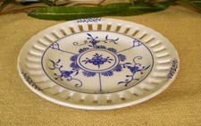 AW August Warnecke FRIESISCH BLAU - 1 kleiner Wandteller Durchbruch