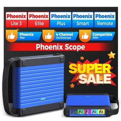 TOPDON Phoenix Scope Advanced 4-Channel Oscilloscope Work for Phoenix max smart 