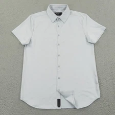 BYLT Polo Shirt Mens Medium Executive Short Sleeve Performance Office Work Flex