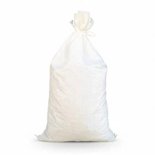 Sandbags - 10 White 18" x 30" - Sandbag Sand Bags Bag Poly by Sandbaggy