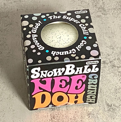 Snowball Crunch Squeeze Ball New Fun Stress Toy Anti Anxiety Crunch Ball NEW