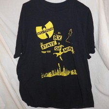 Wu Tang Clan: ’NY State Of Mind Tour 2023’ T-Shirt *Official Merchandise* XXL