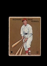 1933 Goudey #197 Rick Ferrell Red Sox HOF  Poor Condition