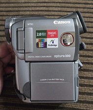 Untested Canon Optura 300 A, Mini DV Camcorder. AS-IS, No Cables.