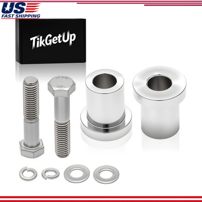 Chrome CNC Solid Billet Handlebar Riser Bushings Harley Touring 1983-2022