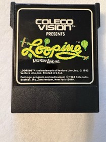 TESTED Looping VGC  (Coleco ColecoVision) *GAME CARTRIDGE ONLY - Video