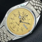 REFURBISHED SEIKO 5 AUTOMATIC 6309A VINTAGE JAPAN MENS GOLDEN WATCH a442288-1
