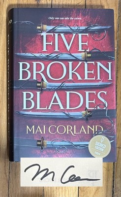 SIGNED Five Broken Blades (Deluxe Limited Edition) 2024 Red Tower Books HC NEW!