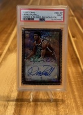 2025-26 Topps Signed & Sealed Black Holo Foil Drake Powell 05/10 #BSI-DP PSA 9 