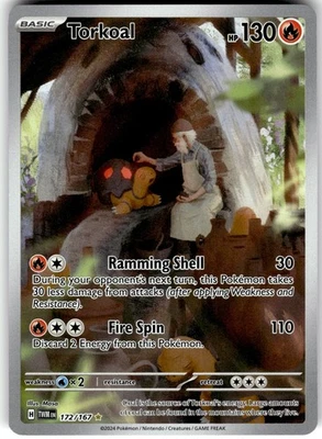 Torkoal Holo SV06: Twilight Masquerade 172/167 2024 NM - Image 1 of 2