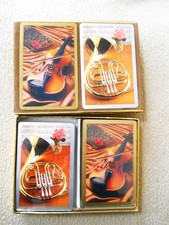 Vintage Congress Designer Series Playing Cards/Musical Instruments /Sealed/NEW