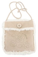 S.Oliver Borsa a Tracolla Bambina Beige Tessuto Fiori