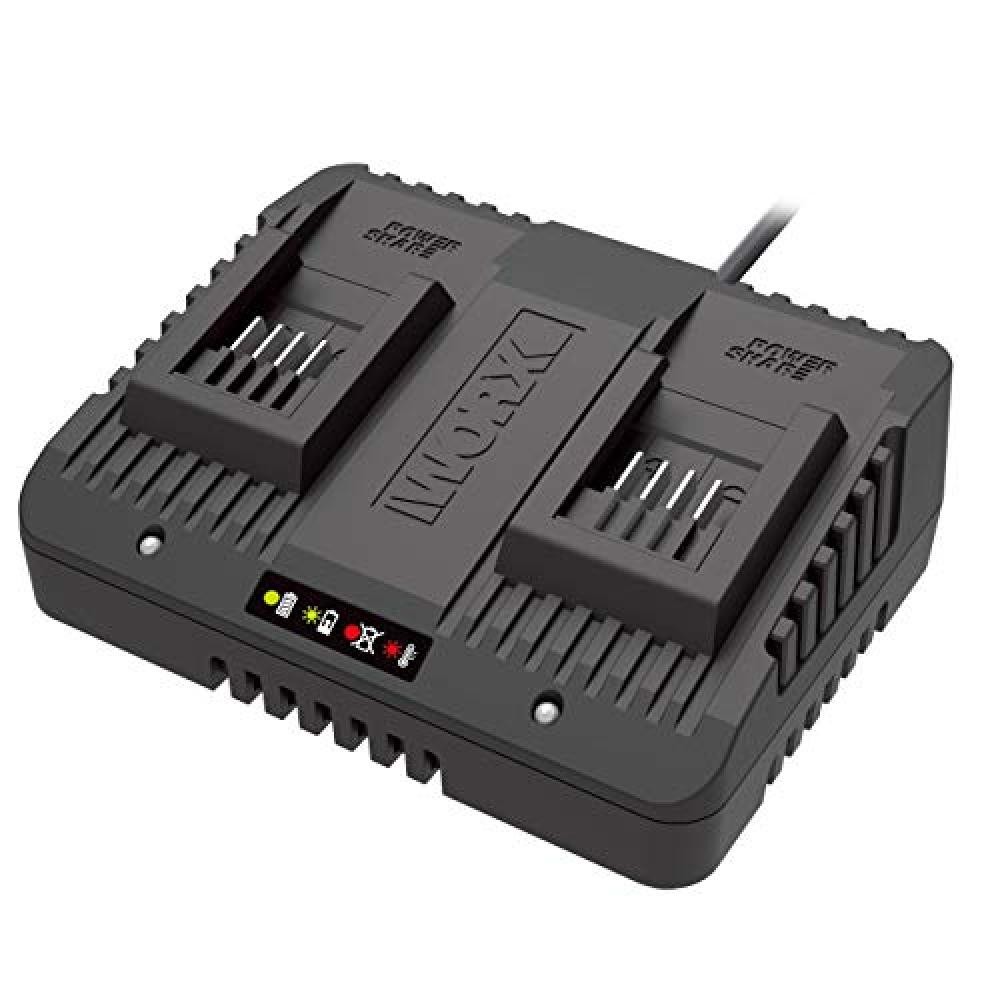 Sistema di Ricarica Doppia Worx WA3772 20V 50W - Max Efficienza
