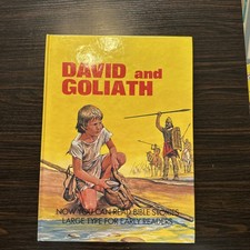 Vintage 1983,Now You Can Read Bible Stories-David & Goliath By Elaine Ife, Hard