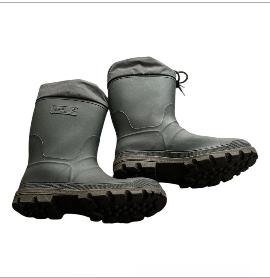Kamik 男式 Icebreaker 绝缘橡胶靴 9 码 Khaki Briwn — 第 2/4 张图片