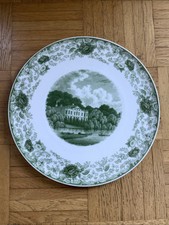 Royal Tettau, Herrenhausen Tortenplatte, Unterglas Dekor 