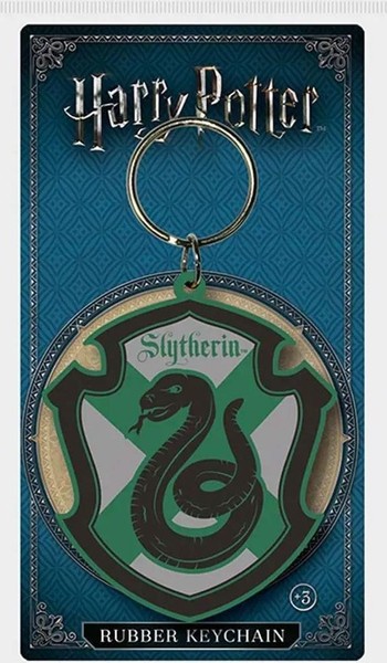 Gadget -D- Harry Potter: Pyramid - Slytherin (Rubber Keychain / Portachiavi Gomm-image
