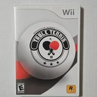 Rockstar Games Presents Table Tennis Nintendo Wii Sports Multiplayer Manual Case