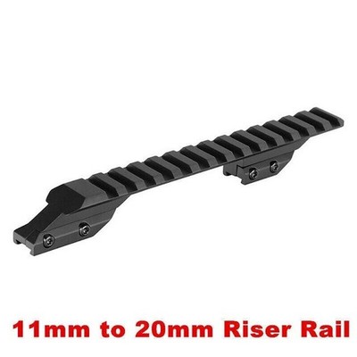 3/8'' Schwalbenschwanz 11mm auf 20mm Picatinny Adapter Zielfernrohrhalterung