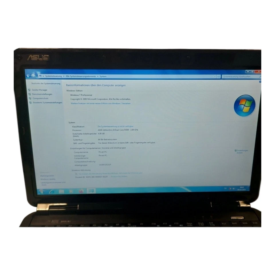 ASUS X5DAD / AMD Athlon / Défectueux Pièce de Rechange Voir Description ## 552 - Photo 2/4