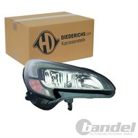 Diederichs Halogen Scheinwerfer Mit Lwr-Motor TFL Rechts Passend FüR Opel Corsa