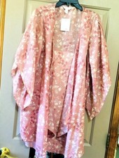 LC Lauren Conrad Pink Floral Boho Duster Kimono