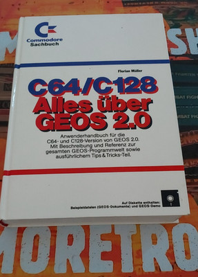 Florian Müller C64/C128 Alles über GEOS 2.0 Buch + Disk (Markt & Technik 1987)