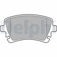 Delphi Bremsbelagsatz, Scheibenbremse Hinterachse U.A. FüR Audi, VW