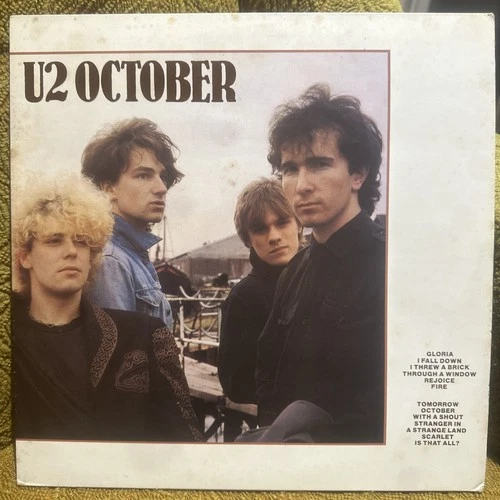 U2 - OCTOBER (1981 LP)  1ST UK PRESS  l+ PICTURE INNER