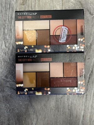 2 Pack  MAYBELLINE New York The City Mini EYESHADOW Palette  HI-RISE SUNSET #530